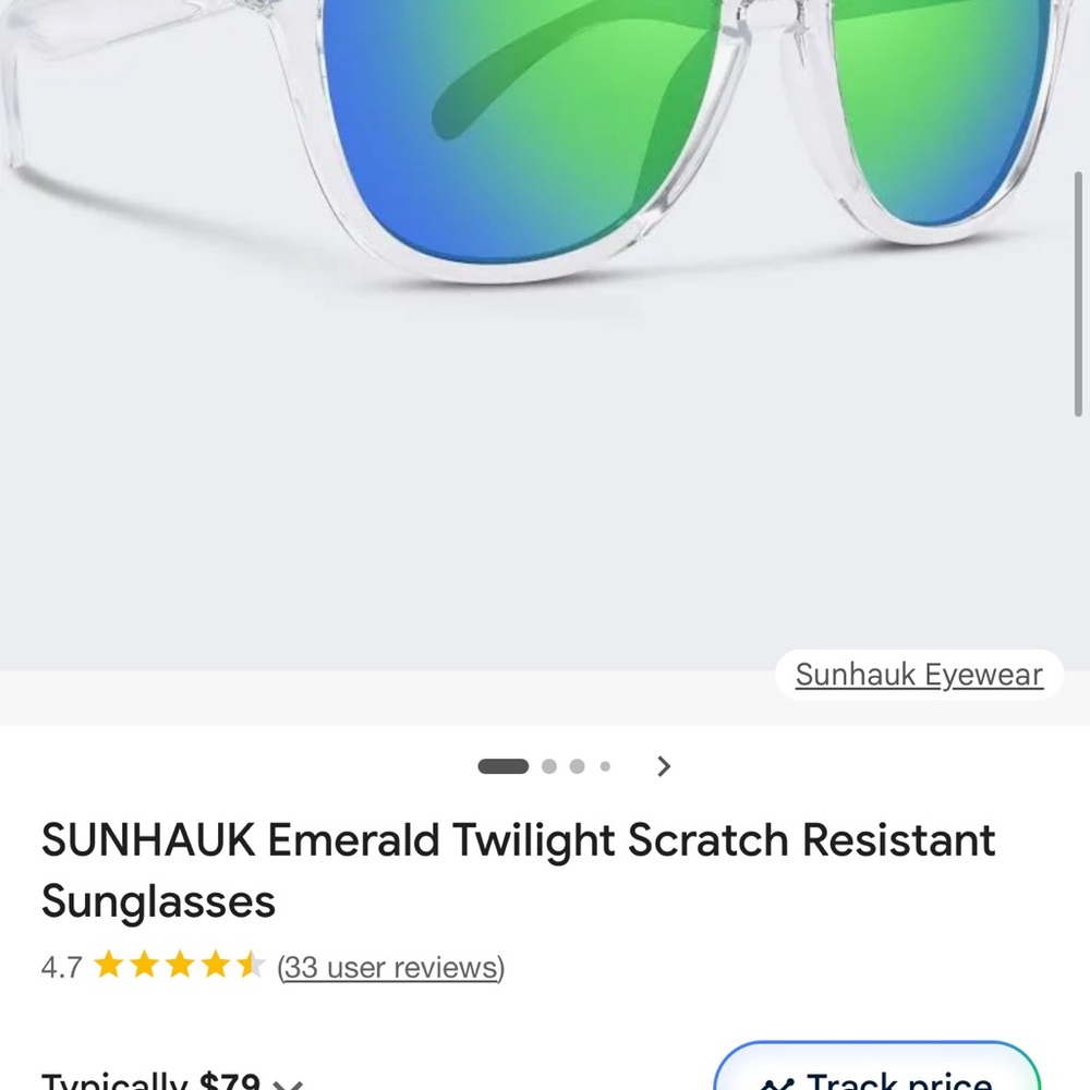 Emerald Twilight Scratch Resistant Sunglasses